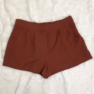 Forever 21 Rouge/Crimson Red Flowy Shorts M